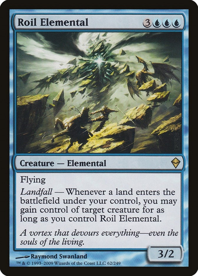 Image for Roil Elemental (62) [Zendikar] - Magic: The Gathering