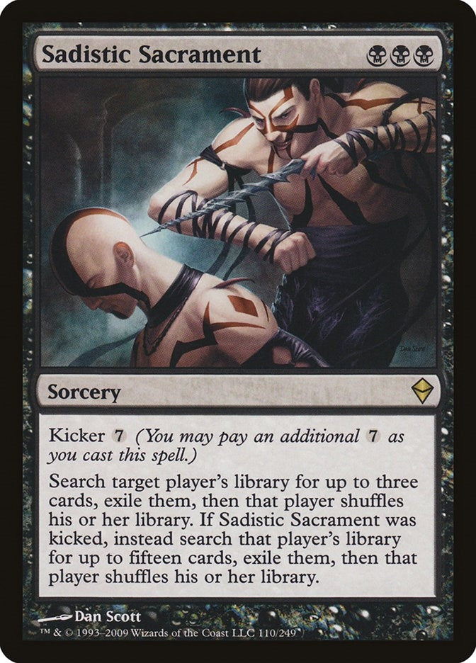 Image for Sadistic Sacrament (110) [Zendikar] - Magic: The Gathering
