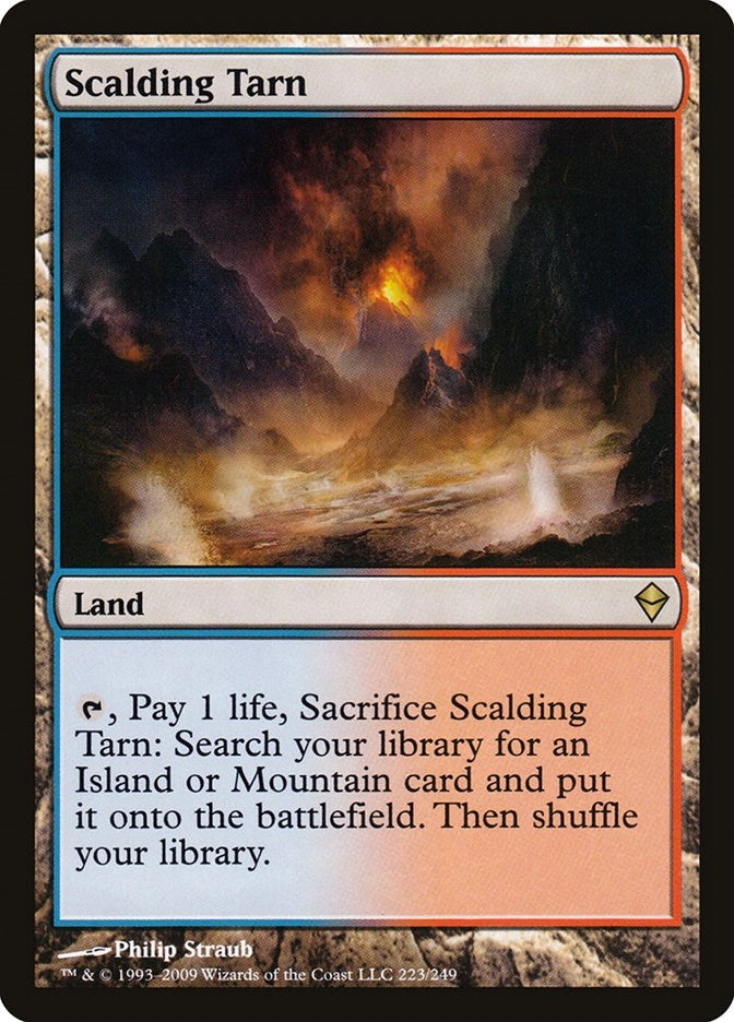 Image for Scalding Tarn (223) [Zendikar] - Magic: The Gathering