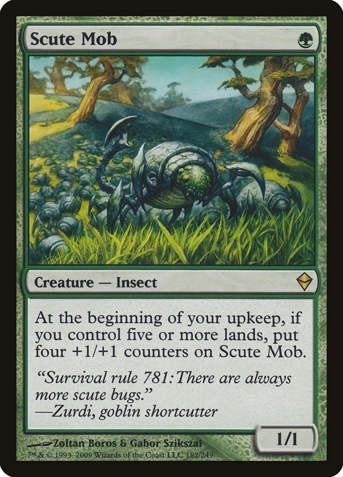 Image for Scute Mob (182) [Zendikar] - Magic: The Gathering