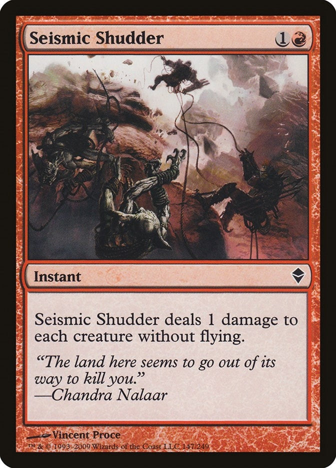Image for Seismic Shudder (147) [Zendikar] - Magic: The Gathering