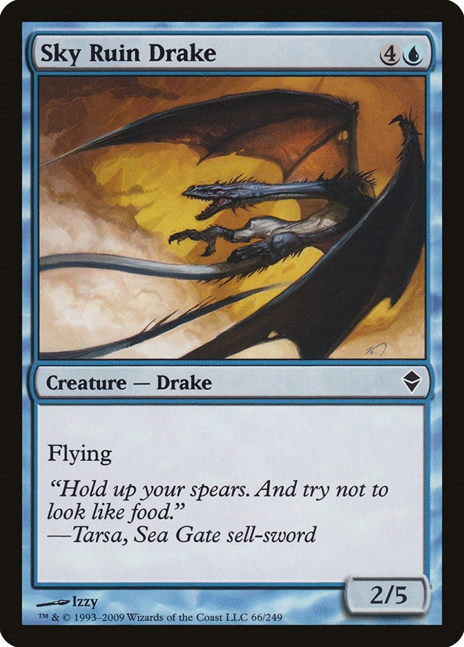Image for Sky Ruin Drake (66) [Zendikar] - Magic: The Gathering
