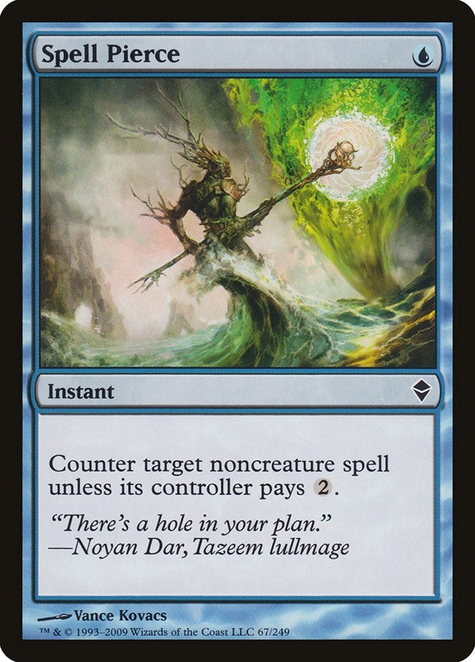 Image for Spell Pierce (67) [Zendikar] - Magic: The Gathering