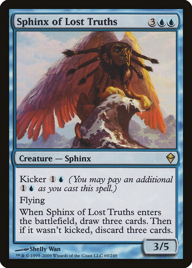 Image for Sphinx of Lost Truths (69) [Zendikar] - Magic: The Gathering