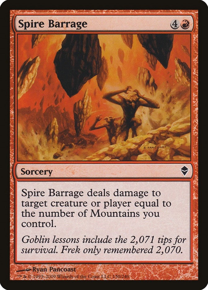 Image for Spire Barrage (150) [Zendikar] - Magic: The Gathering