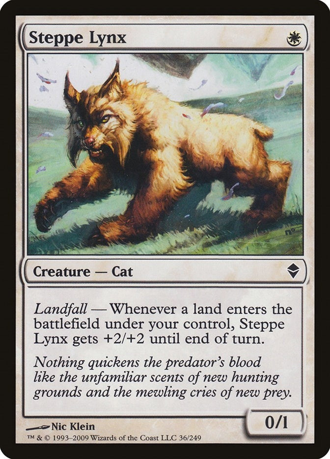 Image for Steppe Lynx (36) [Zendikar] - Magic: The Gathering