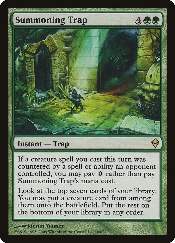 Image for Summoning Trap (184) [Zendikar] - Magic: The Gathering