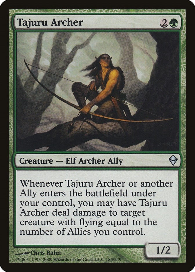 Image for Tajuru Archer (185) [Zendikar] - Magic: The Gathering