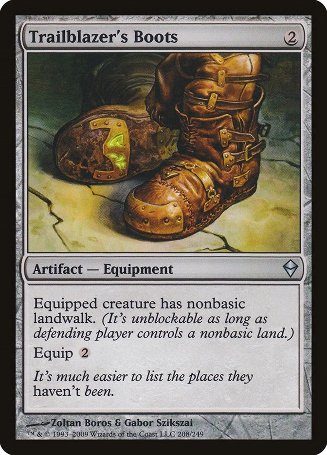 Image for Trailblazer's Boots (208) [Zendikar] - Magic: The Gathering