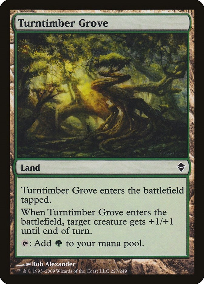 Image for Turntimber Grove (227) [Zendikar] - Magic: The Gathering
