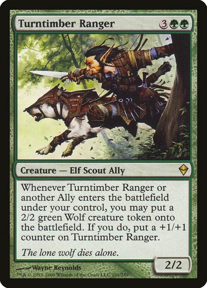 Image for Turntimber Ranger (191) [Zendikar] - Magic: The Gathering