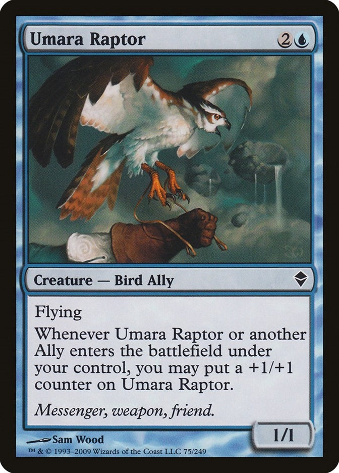 Image for Umara Raptor (75) [Zendikar] - Magic: The Gathering