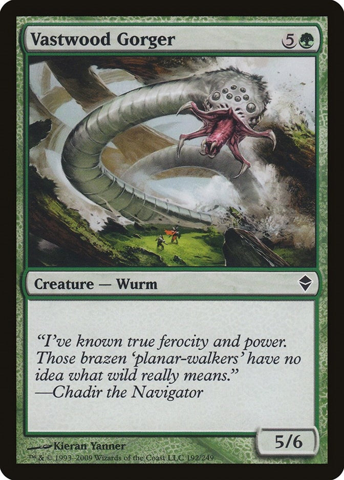 Image for Vastwood Gorger (192) [Zendikar] - Magic: The Gathering