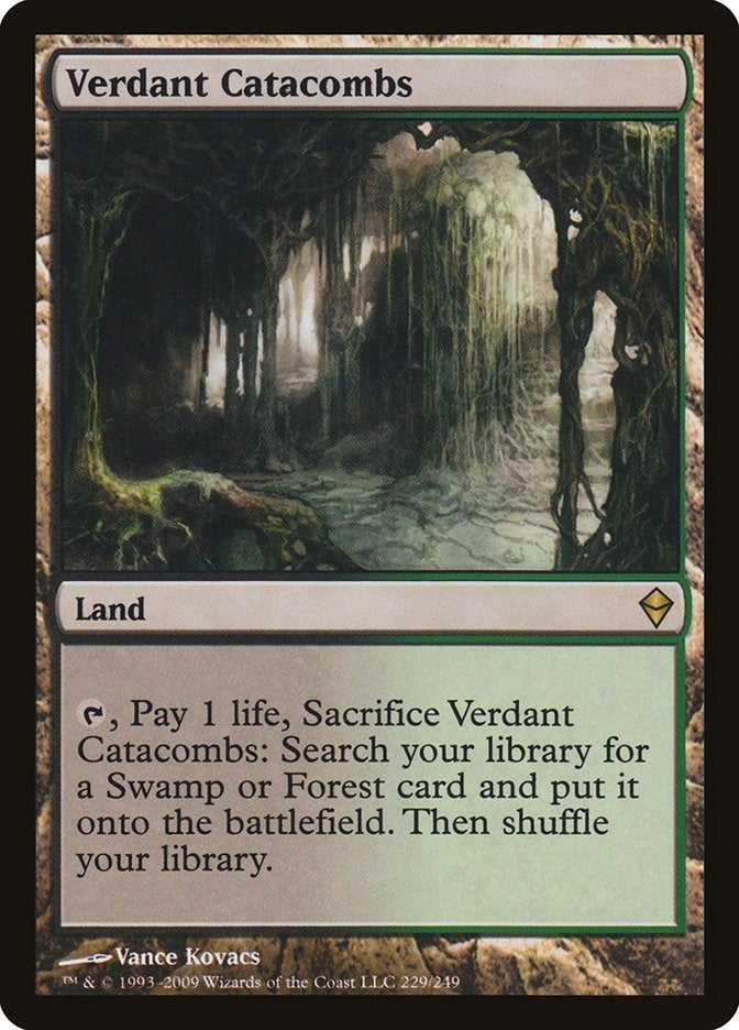 Image for Verdant Catacombs (229) [Zendikar] - Magic: The Gathering