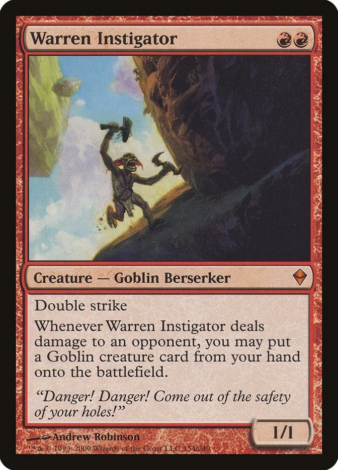 Image for Warren Instigator (154) [Zendikar] - Magic: The Gathering