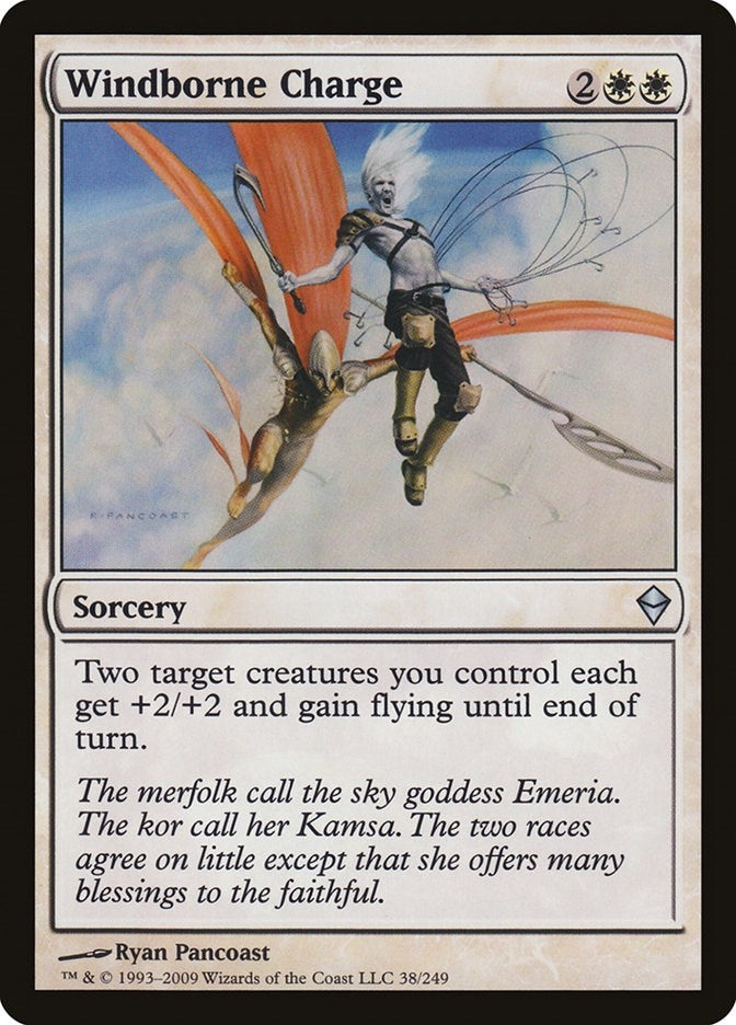 Image for Windborne Charge (38) [Zendikar] - Magic: The Gathering