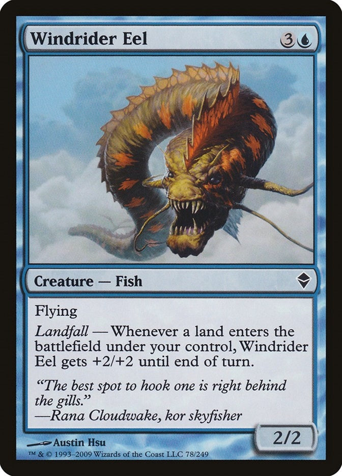 Image for Windrider Eel (78) [Zendikar] - Magic: The Gathering