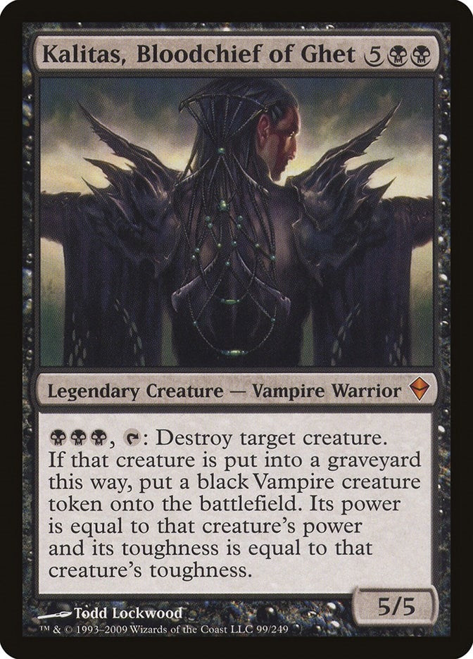 Image for Kalitas, Bloodchief of Ghet (99) [Zendikar] - Magic: The Gathering