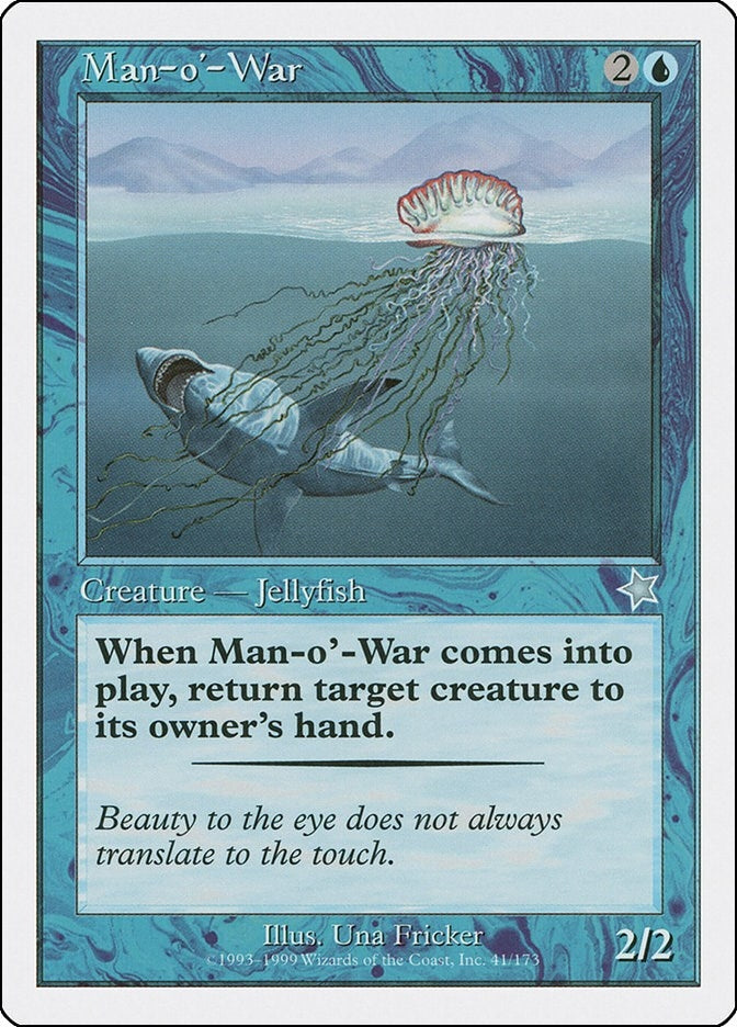 Image for Man-o'-War (41) [Starter 1999] - Magic: The Gathering