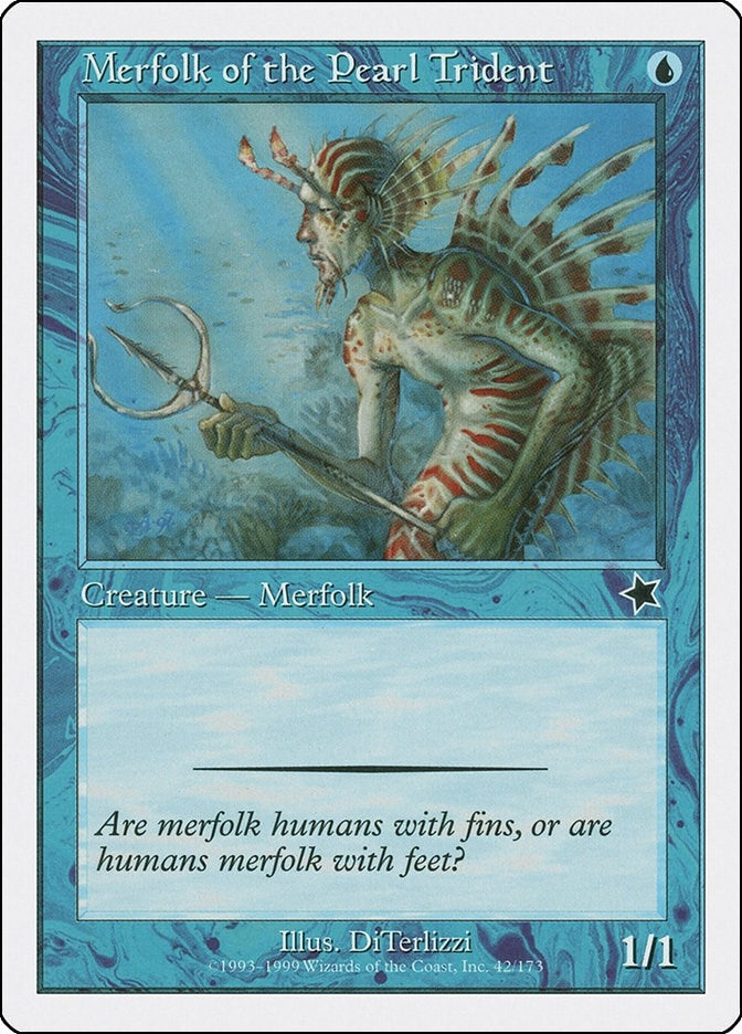 Image for Merfolk of the Pearl Trident (42) [Starter 1999] - Magic: The Gathering