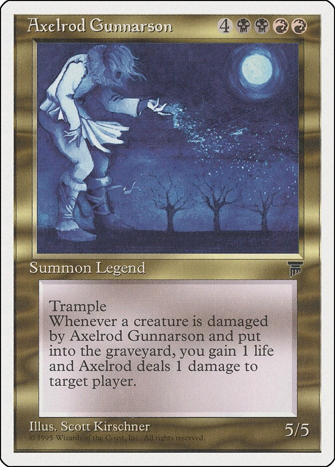 Image for Axelrod Gunnarson [Chronicles] - Magic: The Gathering