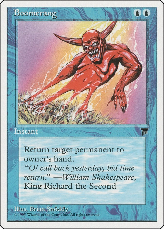 Image for Boomerang [Chronicles] - Magic: The Gathering