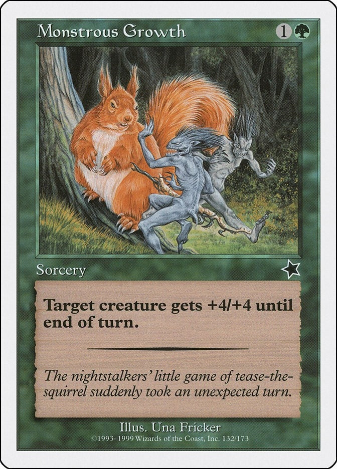 Image for Monstrous Growth (132) [Starter 1999] - Magic: The Gathering