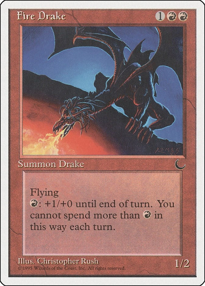 Image for Fire Drake [Chronicles] - Magic: The Gathering