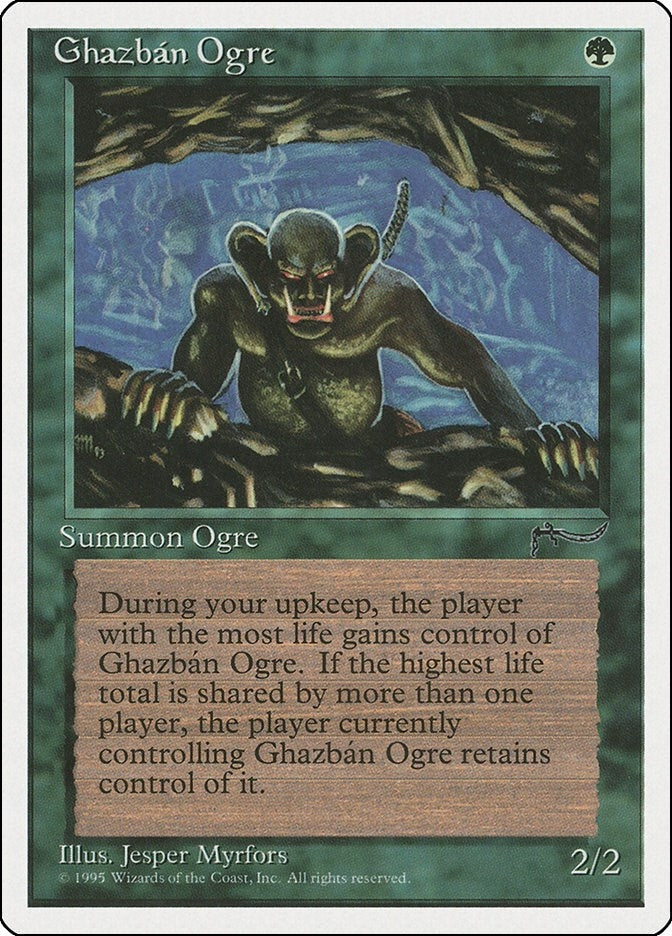 Image for Ghazban Ogre [Chronicles] - Magic: The Gathering