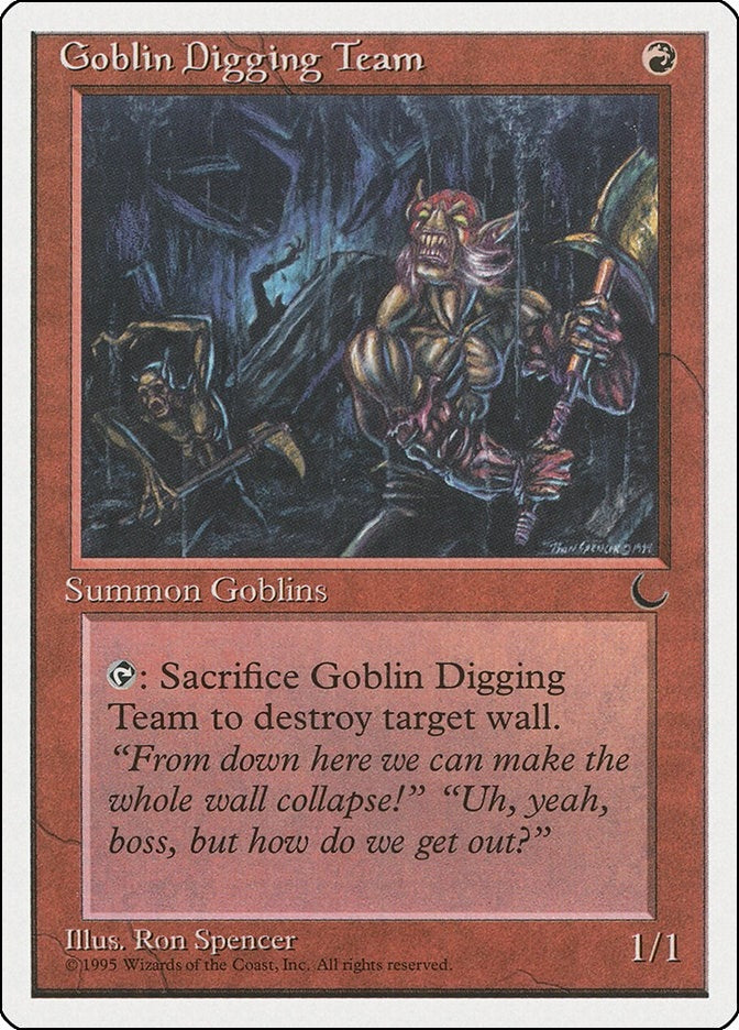 Image for Goblin Digging Team [Chronicles] - Magic: The Gathering