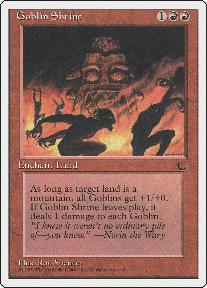 Image for Goblin Shrine [Chronicles] - Magic: The Gathering