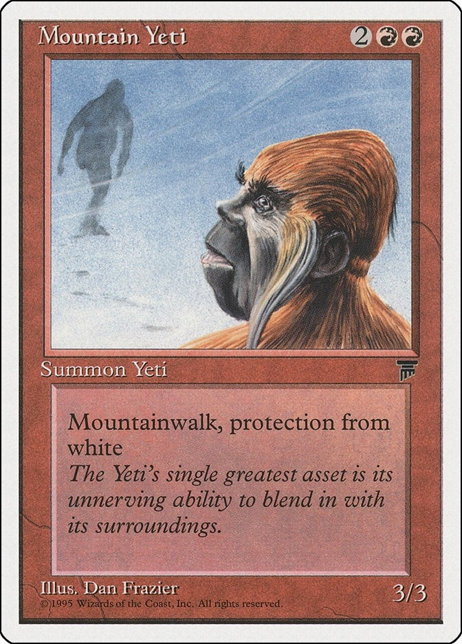 Image for Mountain Yeti [Chronicles] - Magic: The Gathering