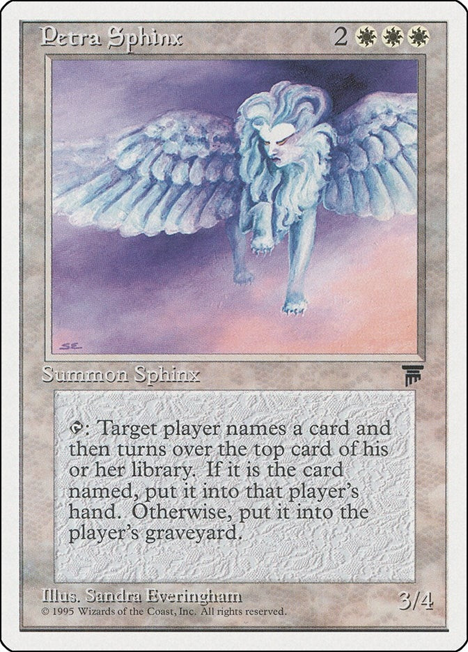 Image for Petra Sphinx [Chronicles] - Magic: The Gathering