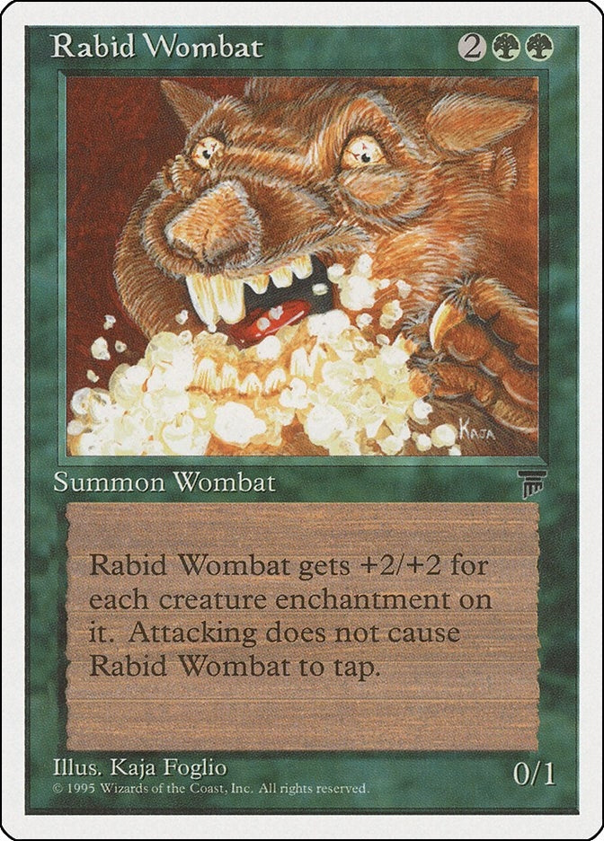 Image for Rabid Wombat [Chronicles] - Magic: The Gathering