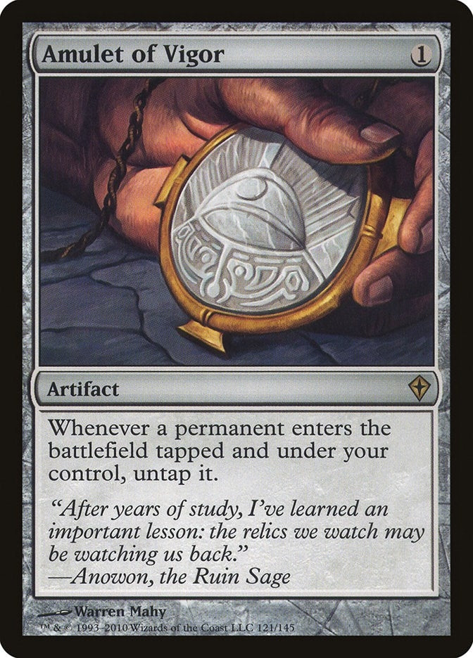 Image for Amulet of Vigor (121) [Worldwake] - Magic: The Gathering
