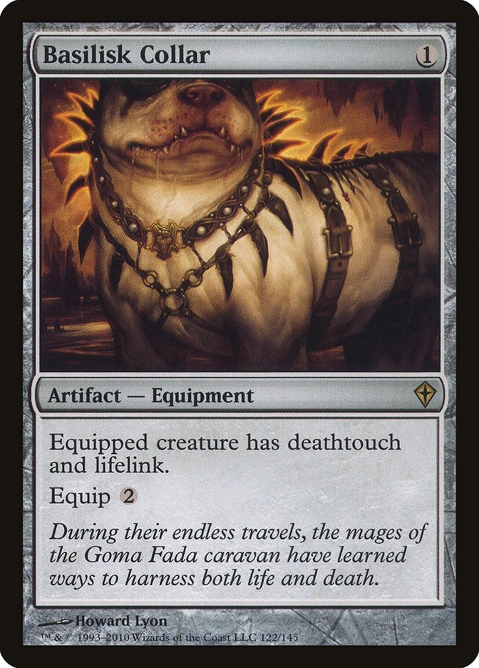 Image for Basilisk Collar (122) [Worldwake] - Magic: The Gathering