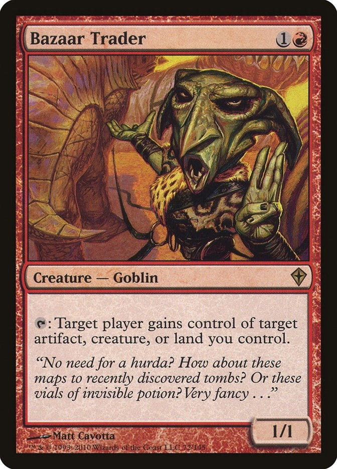 Image for Bazaar Trader (72) [Worldwake] - Magic: The Gathering