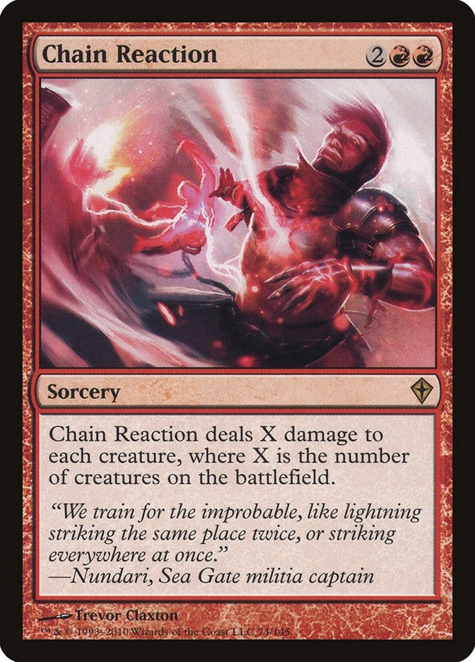Image for Chain Reaction (74) [Worldwake] - Magic: The Gathering