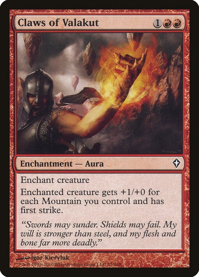 Image for Claws of Valakut (75) [Worldwake] - Magic: The Gathering