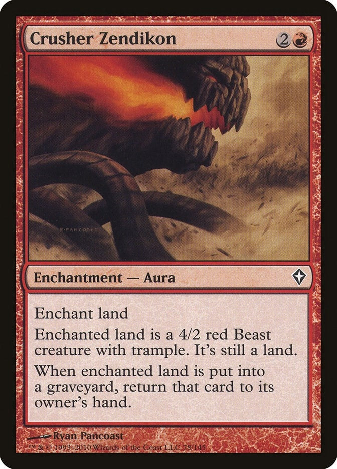 Image for Crusher Zendikon (78) [Worldwake] - Magic: The Gathering
