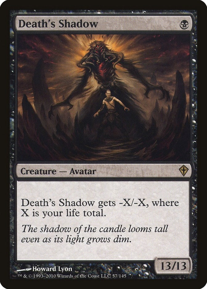 Image for Death's Shadow (57) [Worldwake] - Magic: The Gathering