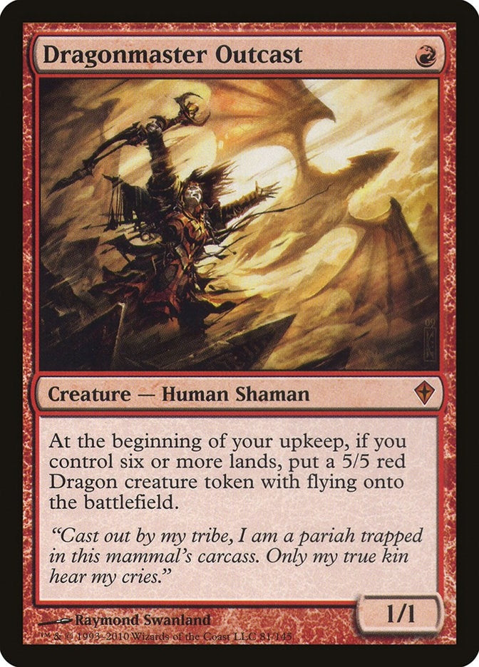 Image for Dragonmaster Outcast (81) [Worldwake] - Magic: The Gathering