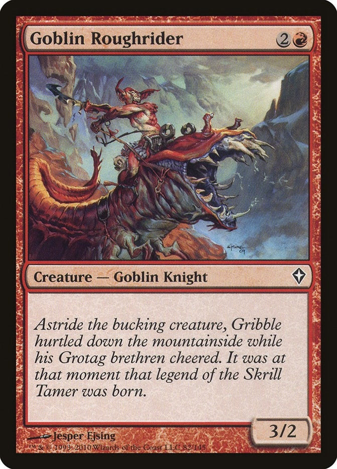Image for Goblin Roughrider (82) [Worldwake] - Magic: The Gathering