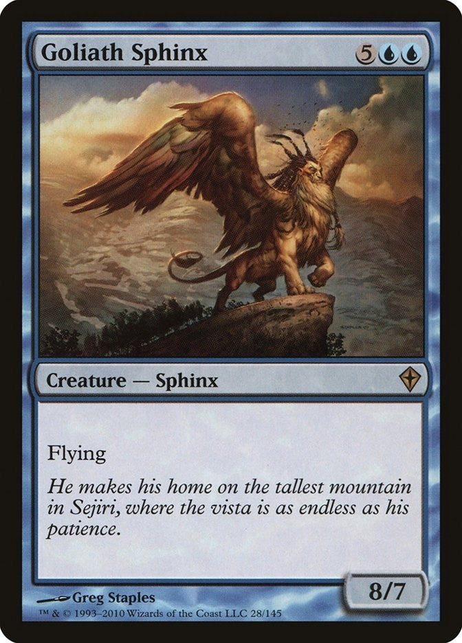 Image for Goliath Sphinx (28) [Worldwake] - Magic: The Gathering