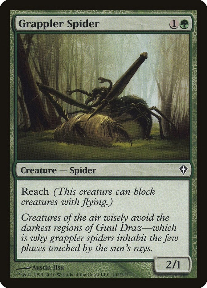 Image for Grappler Spider (102) [Worldwake] - Magic: The Gathering