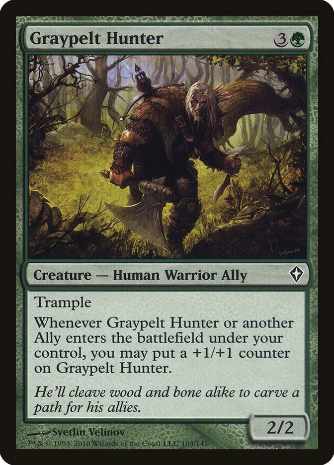 Image for Graypelt Hunter (103) [Worldwake] - Magic: The Gathering