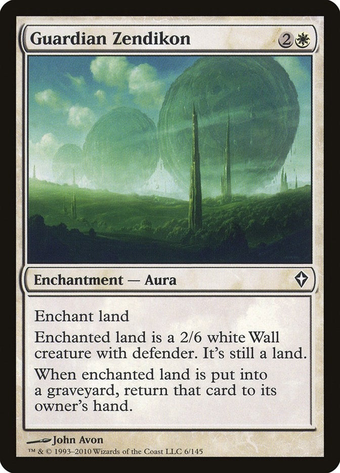 Image for Guardian Zendikon (6) [Worldwake] - Magic: The Gathering