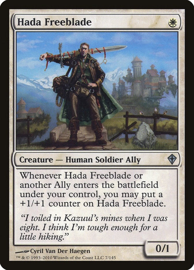 Image for Hada Freeblade (7) [Worldwake] - Magic: The Gathering