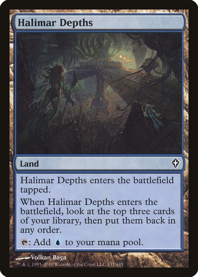 Image for Halimar Depths (137) [Worldwake] - Magic: The Gathering
