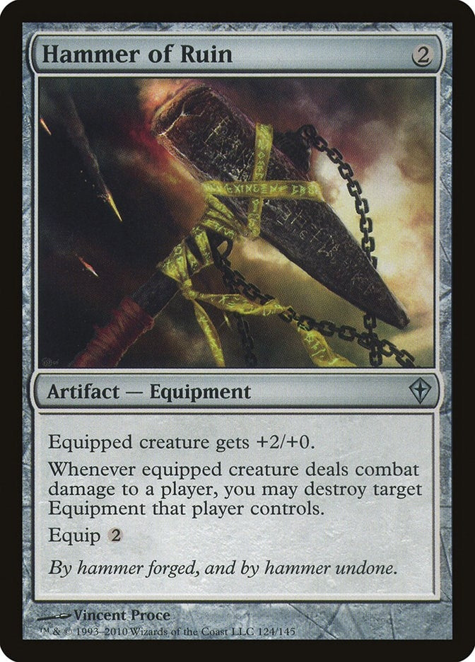 Image for Hammer of Ruin (124) [Worldwake] - Magic: The Gathering